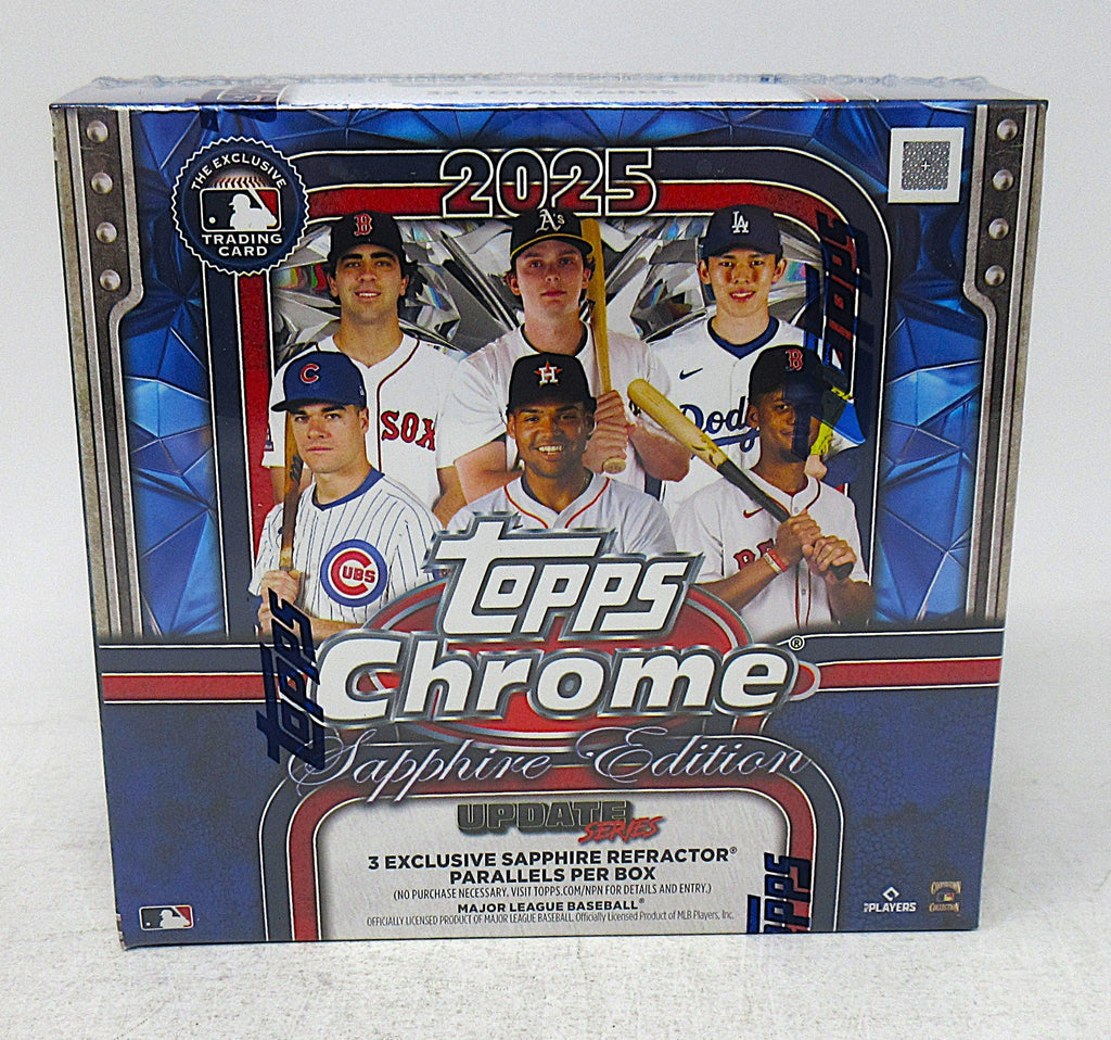2025 Topps Chrome Baseball Update Series Sapphire Edition Box (Hobby) (8/4)