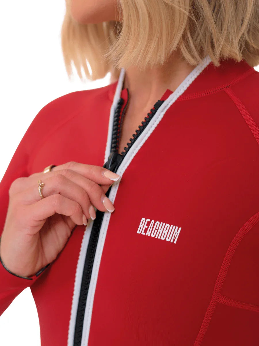 Beachbum Quick Dry Springsuit – Chilly Red