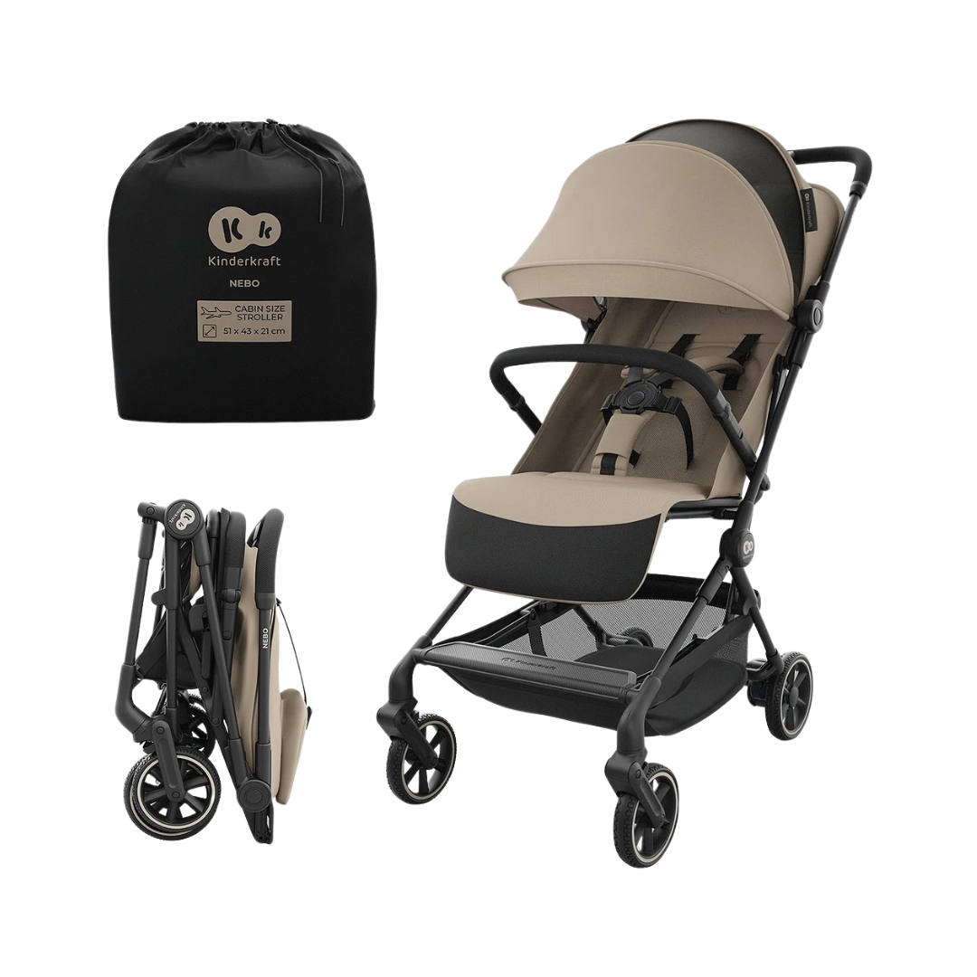 Kinderkraft Nebo Compact Stroller – Beige