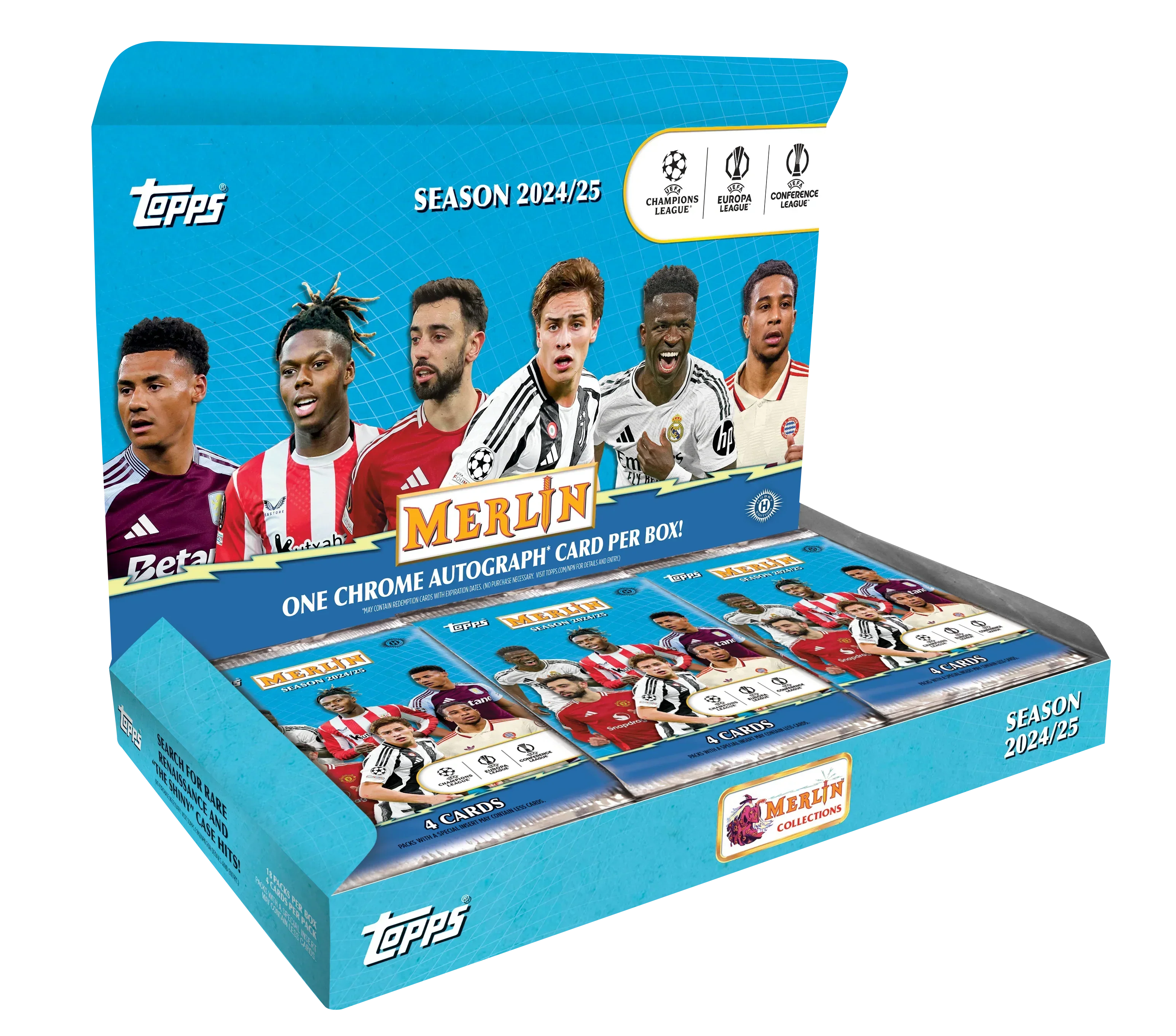 2024/25 Topps Merlin UEFA Club Competitions Hobby Box