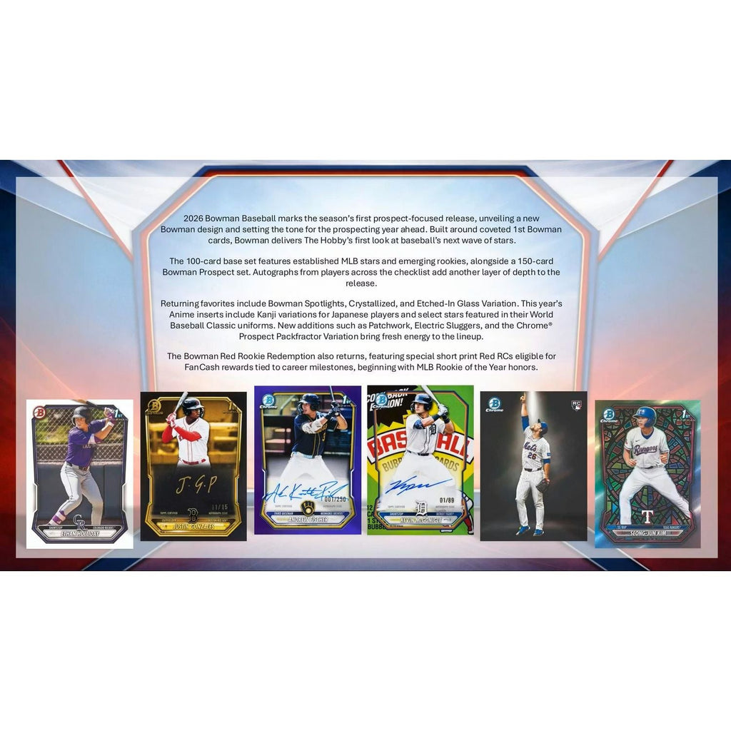 2026 Bowman Baseball Blaster Box