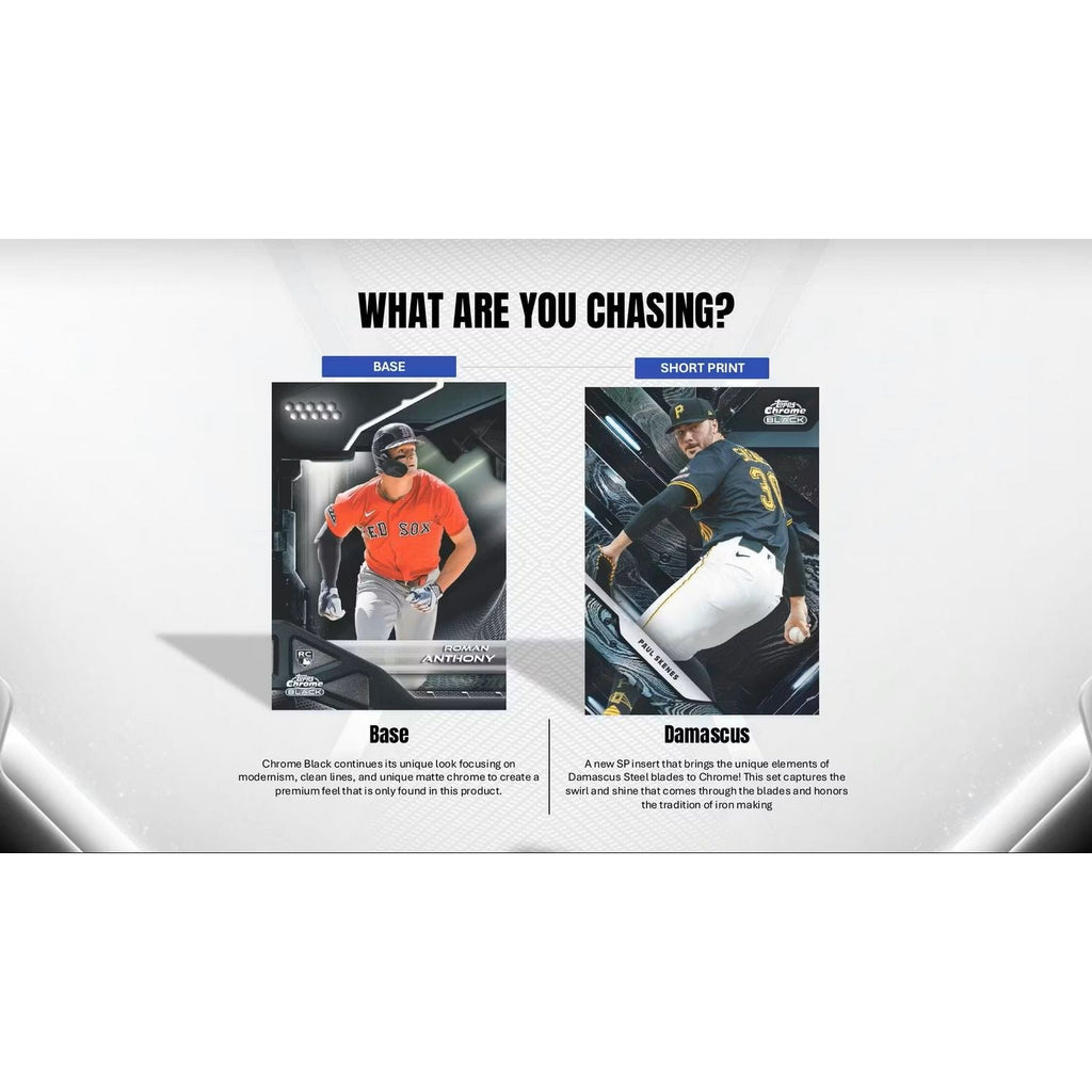 2026 Topps Chrome Black Baseball Hobby Box