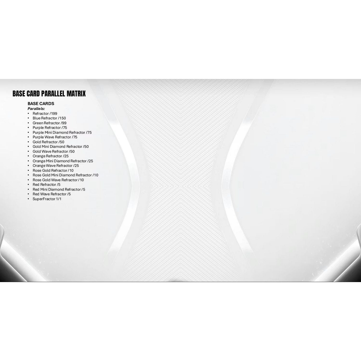 2026 Topps Chrome Black Baseball Hobby Box