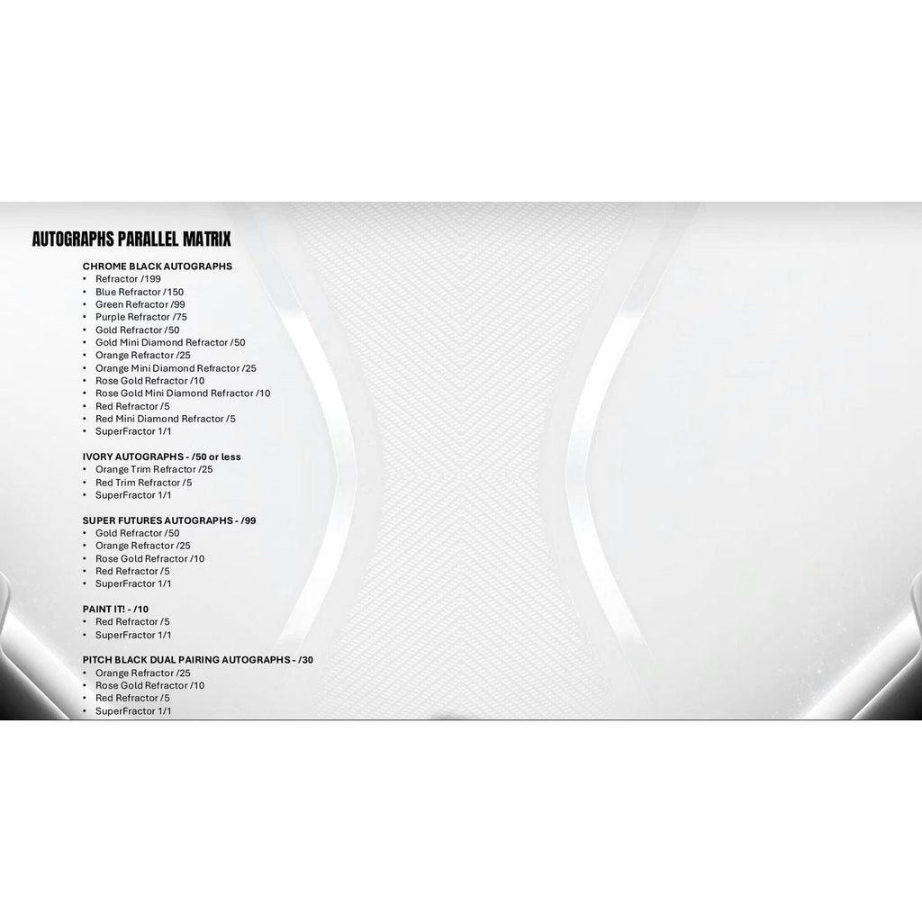 2026 Topps Chrome Black Baseball Hobby Box