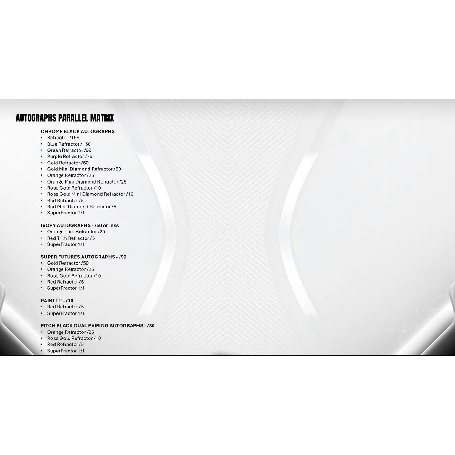 2026 Topps Chrome Black Baseball Hobby Box