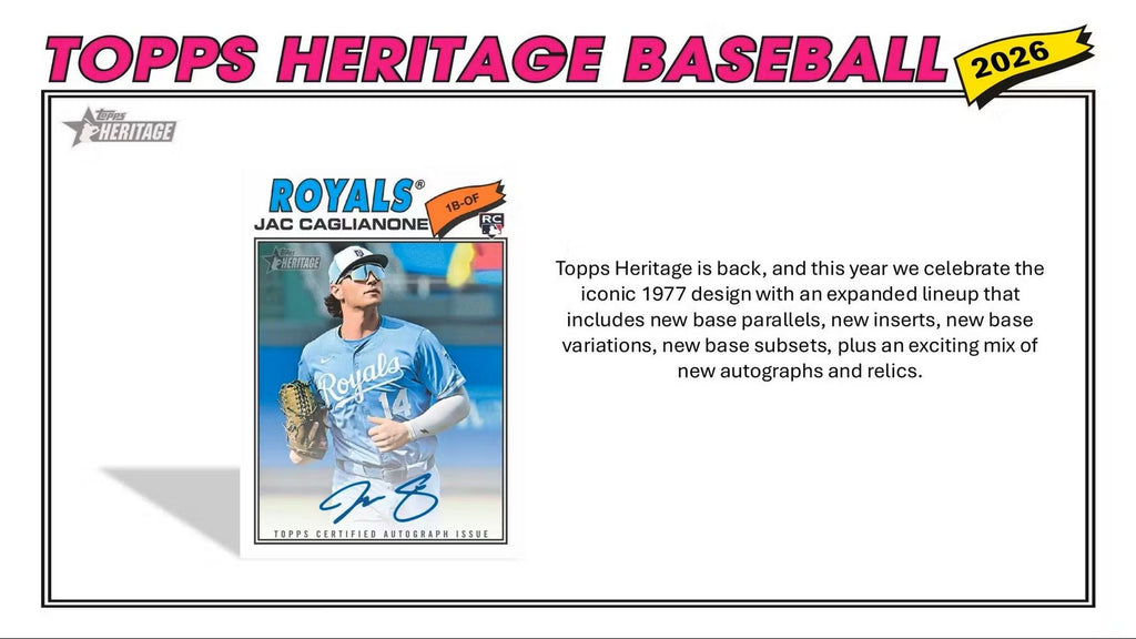 2026 Topps Heritage Baseball Blaster Box