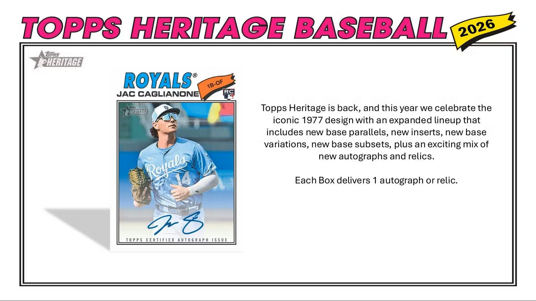2026 Topps Heritage Baseball Mega Box