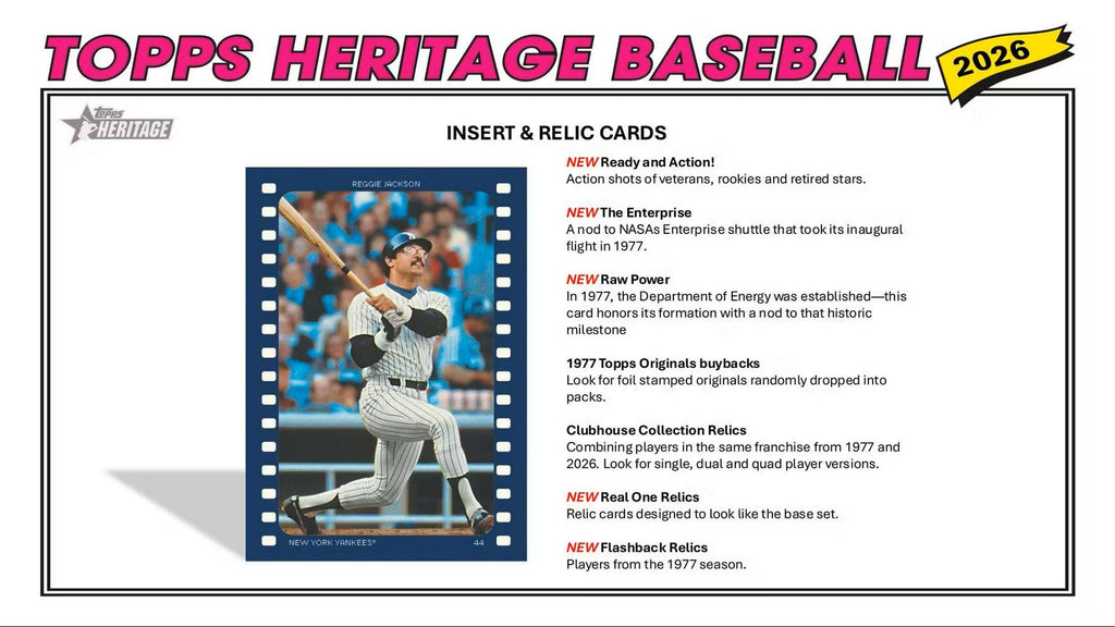 2026 Topps Heritage Baseball Mega Box