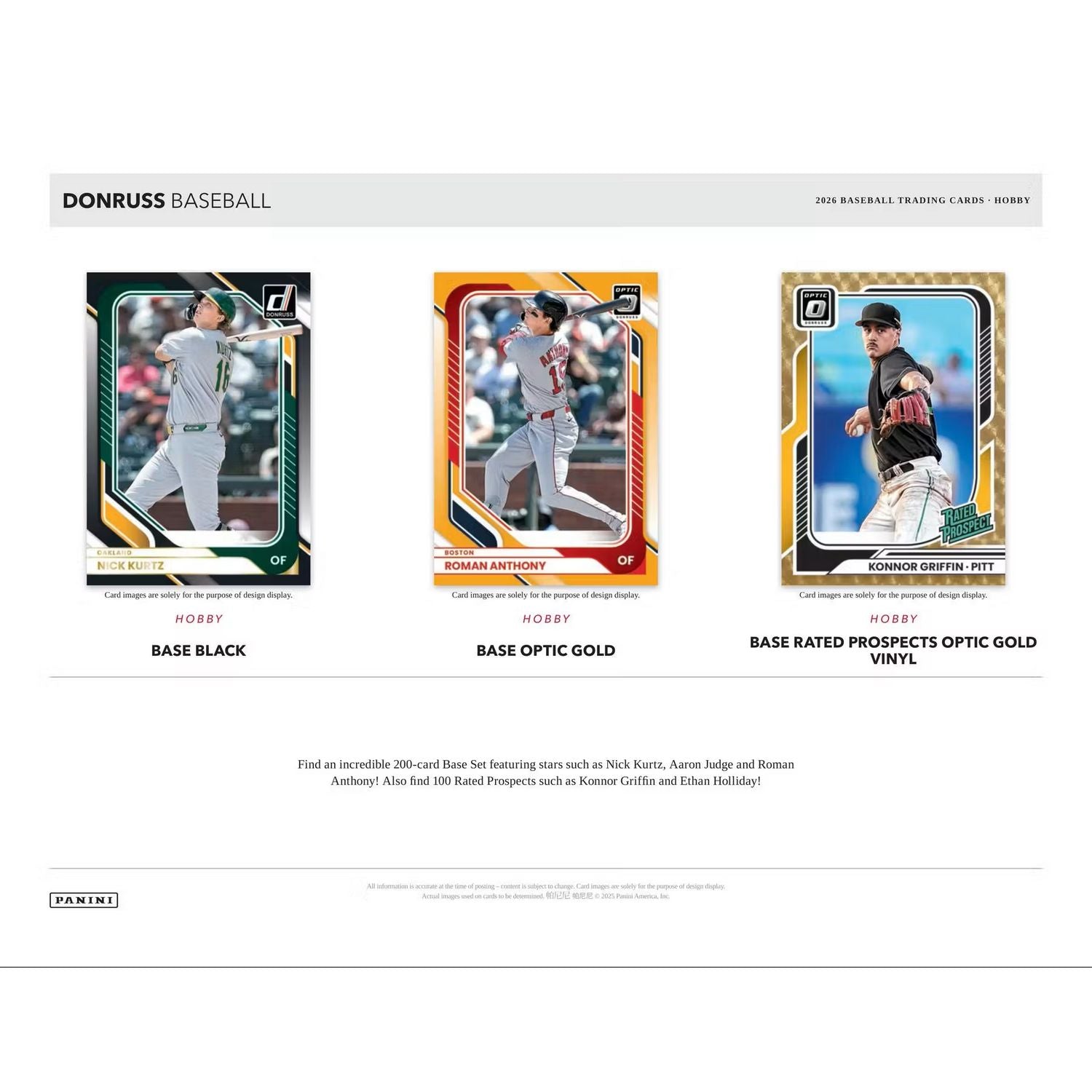 2026 Panini Donruss Baseball Hobby Box
