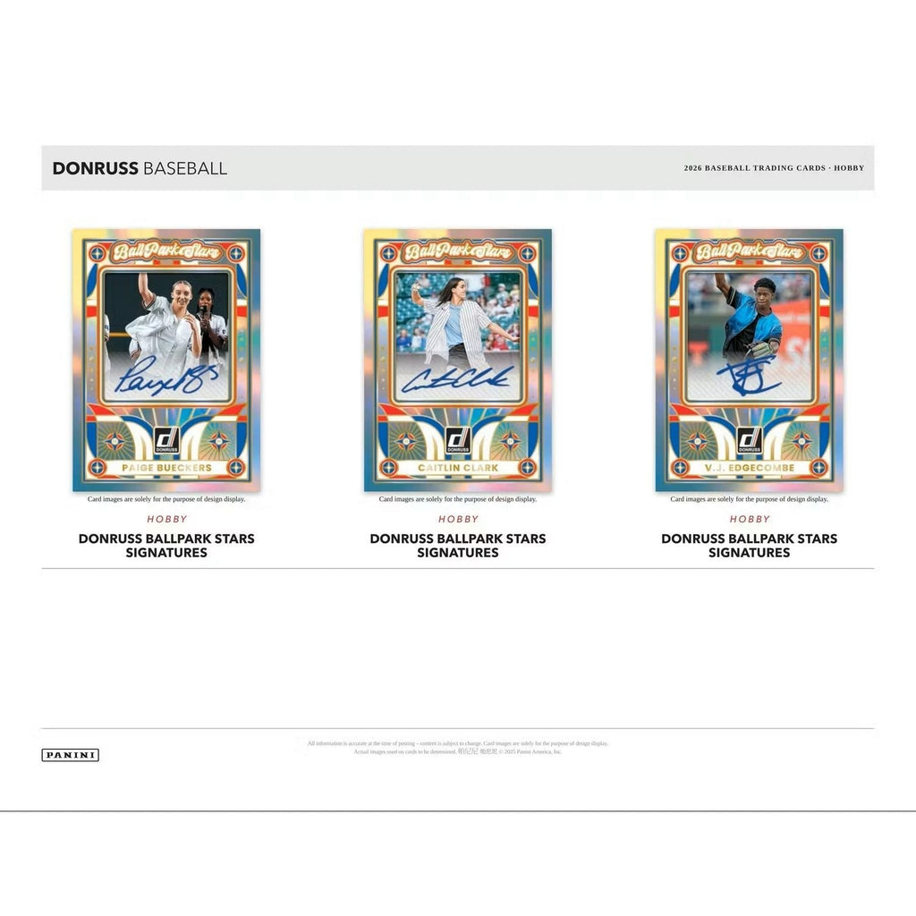2026 Panini Donruss Baseball Hobby Box