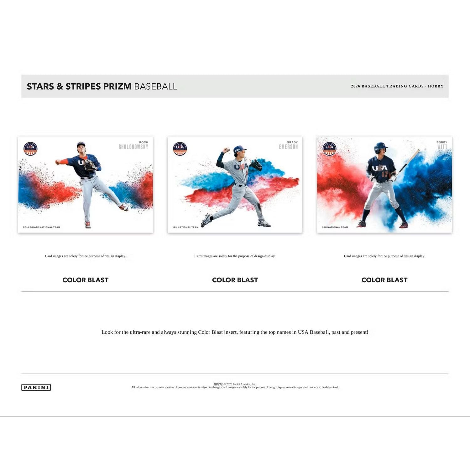 2026 Panini Stars & Stripes Prizm Baseball Hobby Box