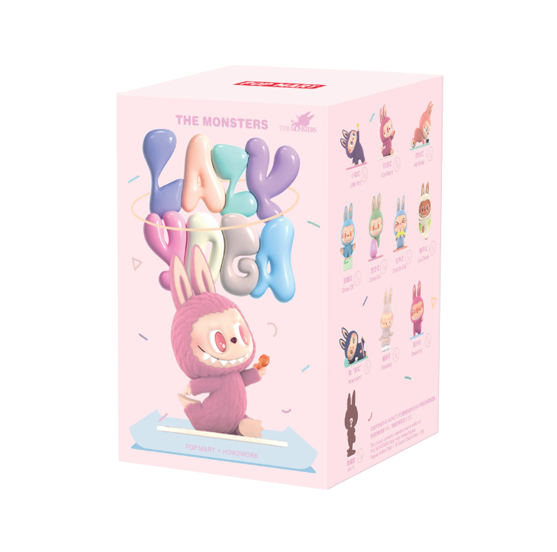 Pop Mart Labubu The Monsters Lazy Yoga Figures Blind Box