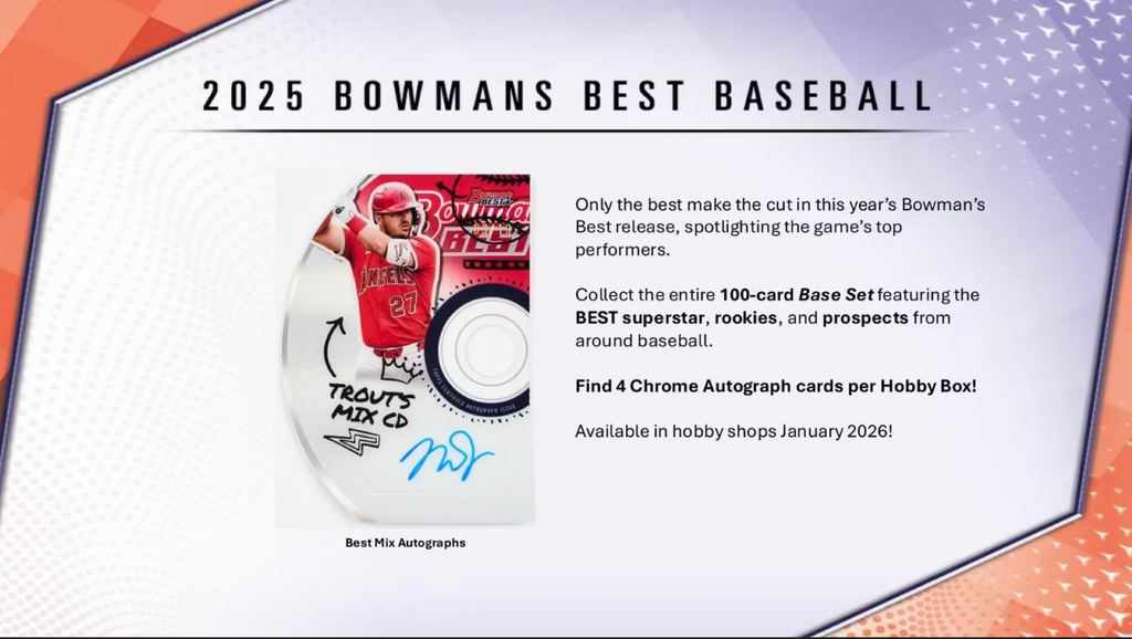 2025 Bowman's Best Baseball Hobby Box