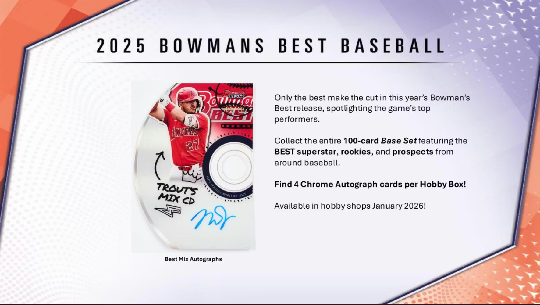2025 Bowman's Best Baseball Hobby Box