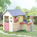 Smoby Life Nature Playhouse Workshop – Kids Garden Playhouse with Tool Accessories