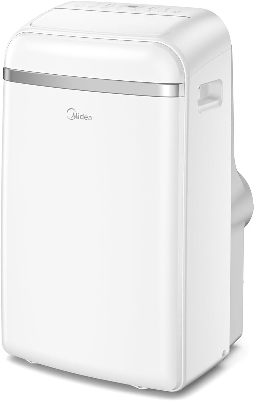 Midea MPD-12CRN7 Mobiles Klimagerät 12.000 BTU – 3-in-1, R290, EEK A, Follow-Me, 45m², Weiß