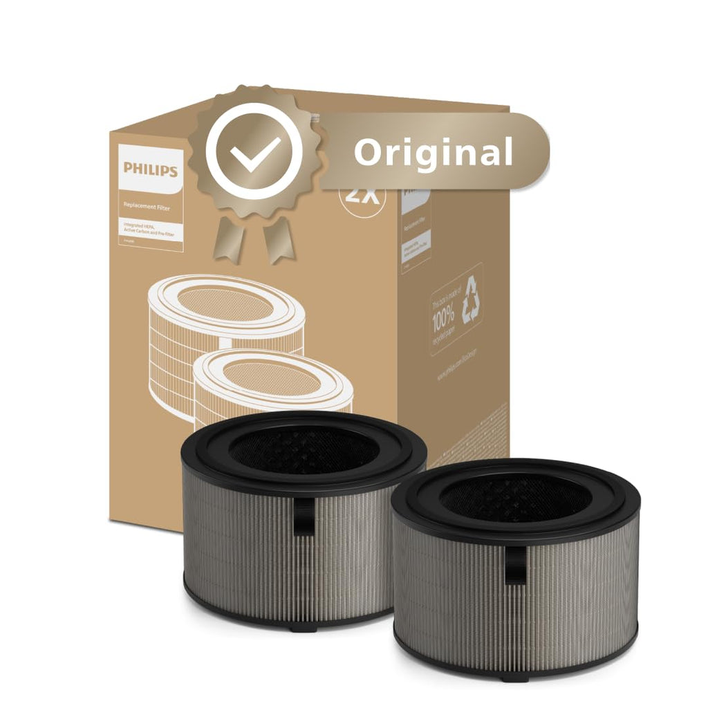 Philips AC3210/12 Luftreiniger 130m² – SilentWings 15dB, HEPA 99,97%, ECARF, CADR 500m³/h, Air+ App, Beige