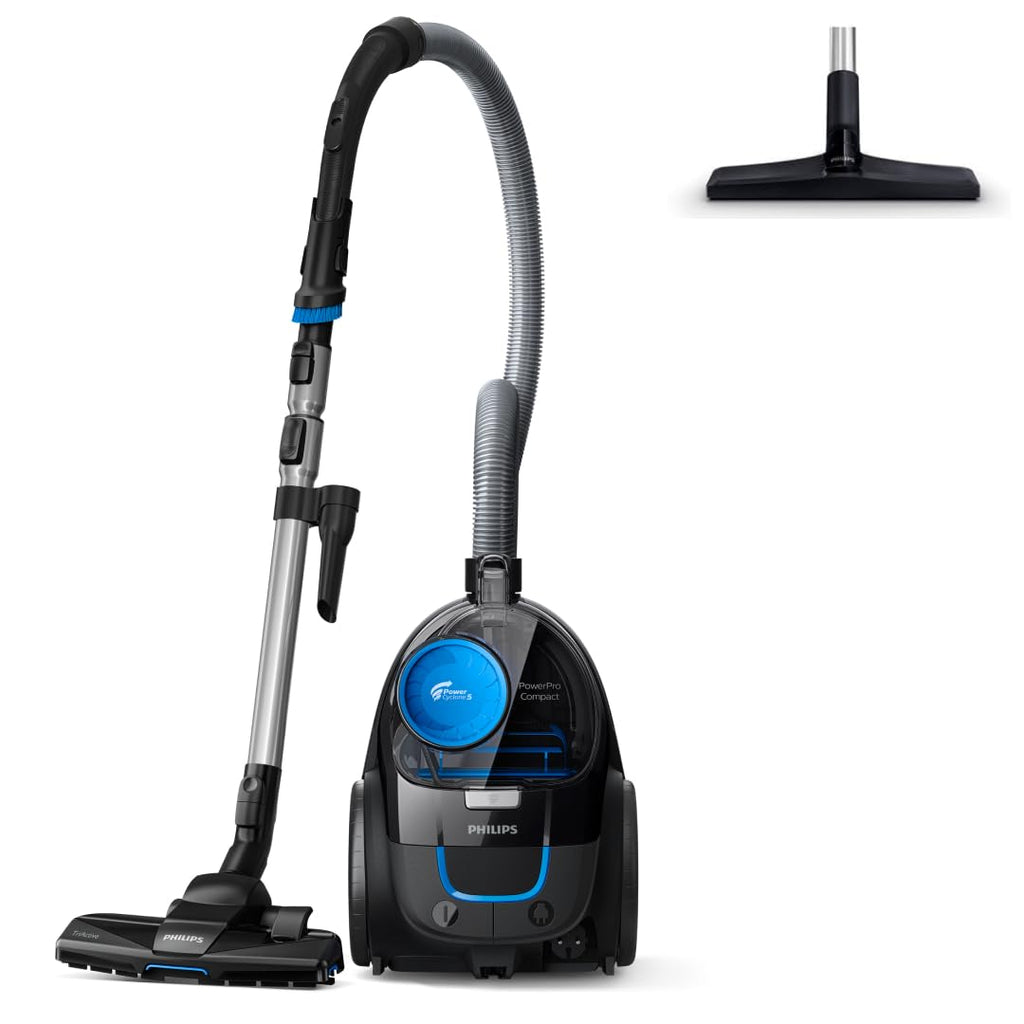 Philips FC9332/09 PowerPro Compact Staubsauger 650W – H13 HEPA, TriActive Düse, 1,5L, Weiß