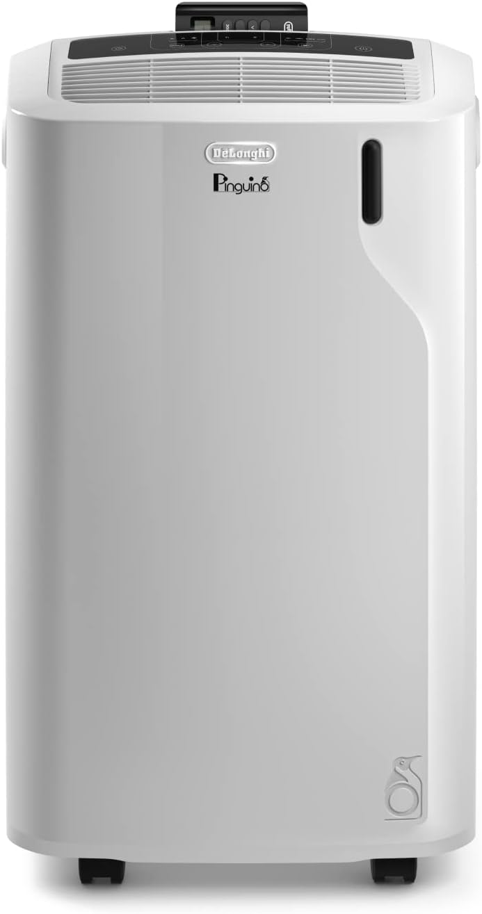 De'Longhi Penguin PAC EM82 Eco Mobiles Klimagerät 2,4kW – R290, EEK A, SEER 16, Staubfilter, Weiß