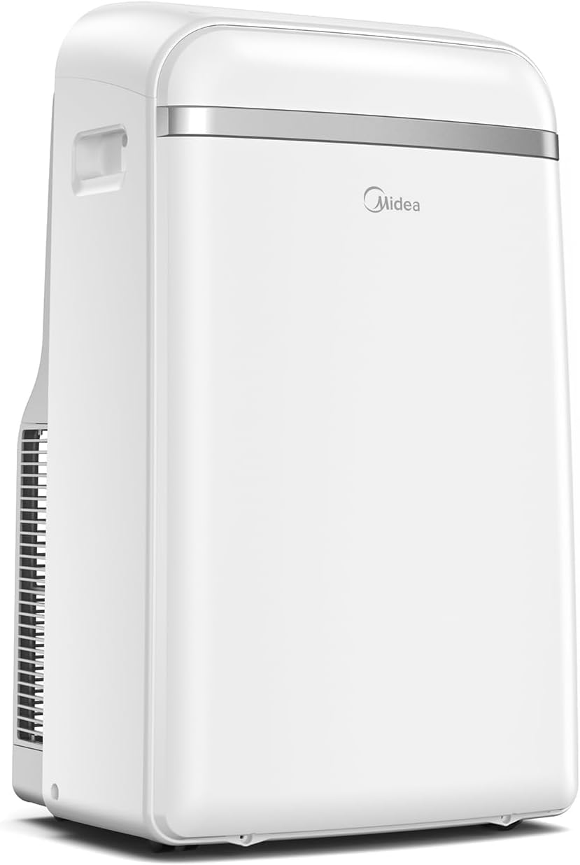 Midea MPD-12CRN7 Mobiles Klimagerät 12.000 BTU – 3-in-1, R290, EEK A, Follow-Me, 45m², Weiß