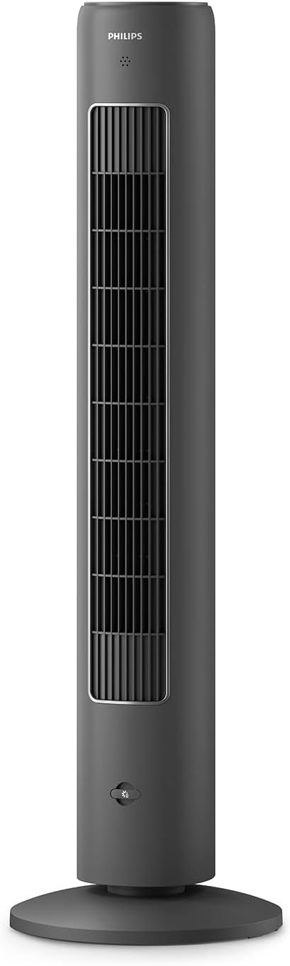 Philips CX5533/11 Turmventilator 104,8cm – 2230m³/h, 3 Modi, 26-46dB, Aroma-Diffuser, 40W, Grau