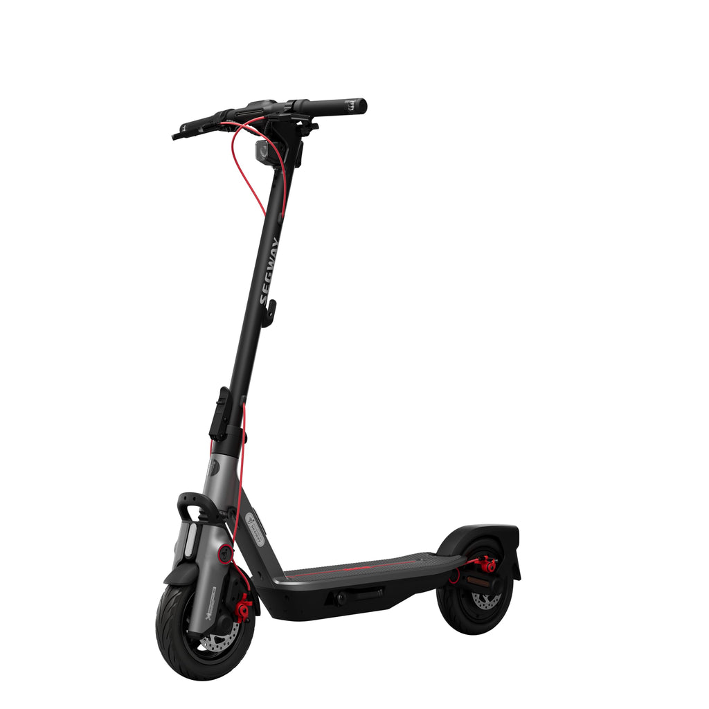 Segway-Ninebot F3 Pro D E-Scooter, bis zu 70 km Reichweite, 10 Zoll selbstabdichtende Luftreifen, Vollfederung, TFT-Display, Apple Find My, faltbar, Schwarz