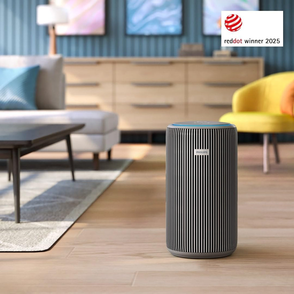 Philips AC3210/12 Luftreiniger 130m² – SilentWings 15dB, HEPA 99,97%, ECARF, CADR 500m³/h, Air+ App, Beige
