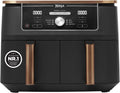 Ninja AF400EUCP Foodi MAX Dual Zone Heißluftfritteuse 9,5L – 6 Funktionen, 2470W, Kupfer/Schwarz
