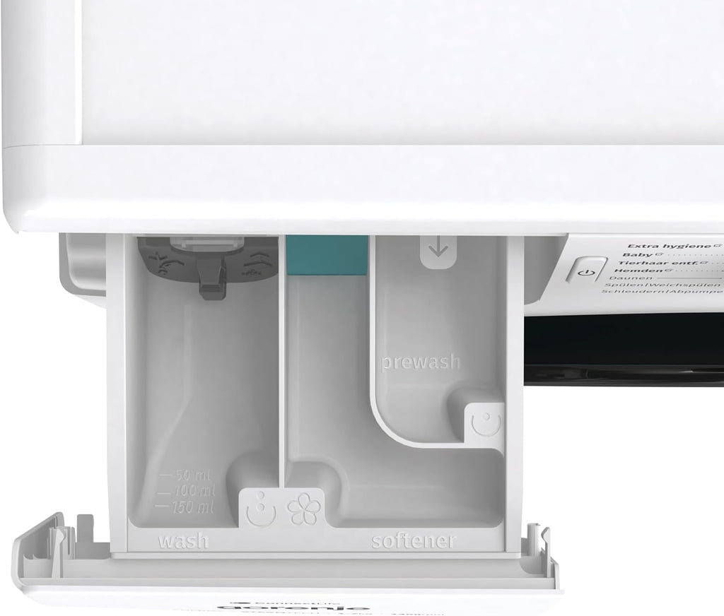 Gorenje WPNEI74A1TS Waschmaschine 7kg – Dampf, ConnectLife App, 1400 U/min, AquaStop, EEK A-10%, Weiß
