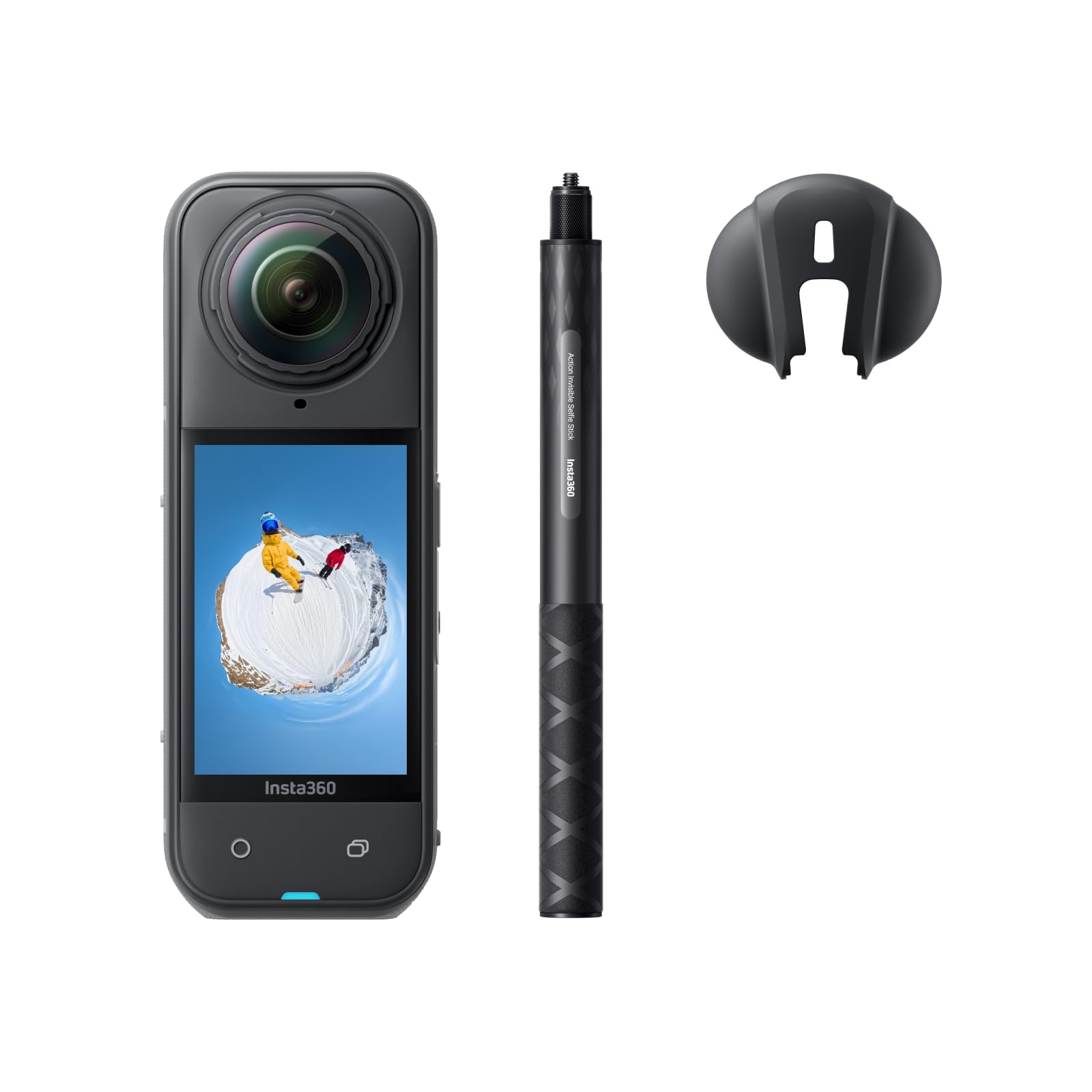 Insta360 X5 Essentials Bundle 360°-Kamera 8K – 2x 1/1.28" Sensor, FlowState, 15m wasserdicht, Schwarz