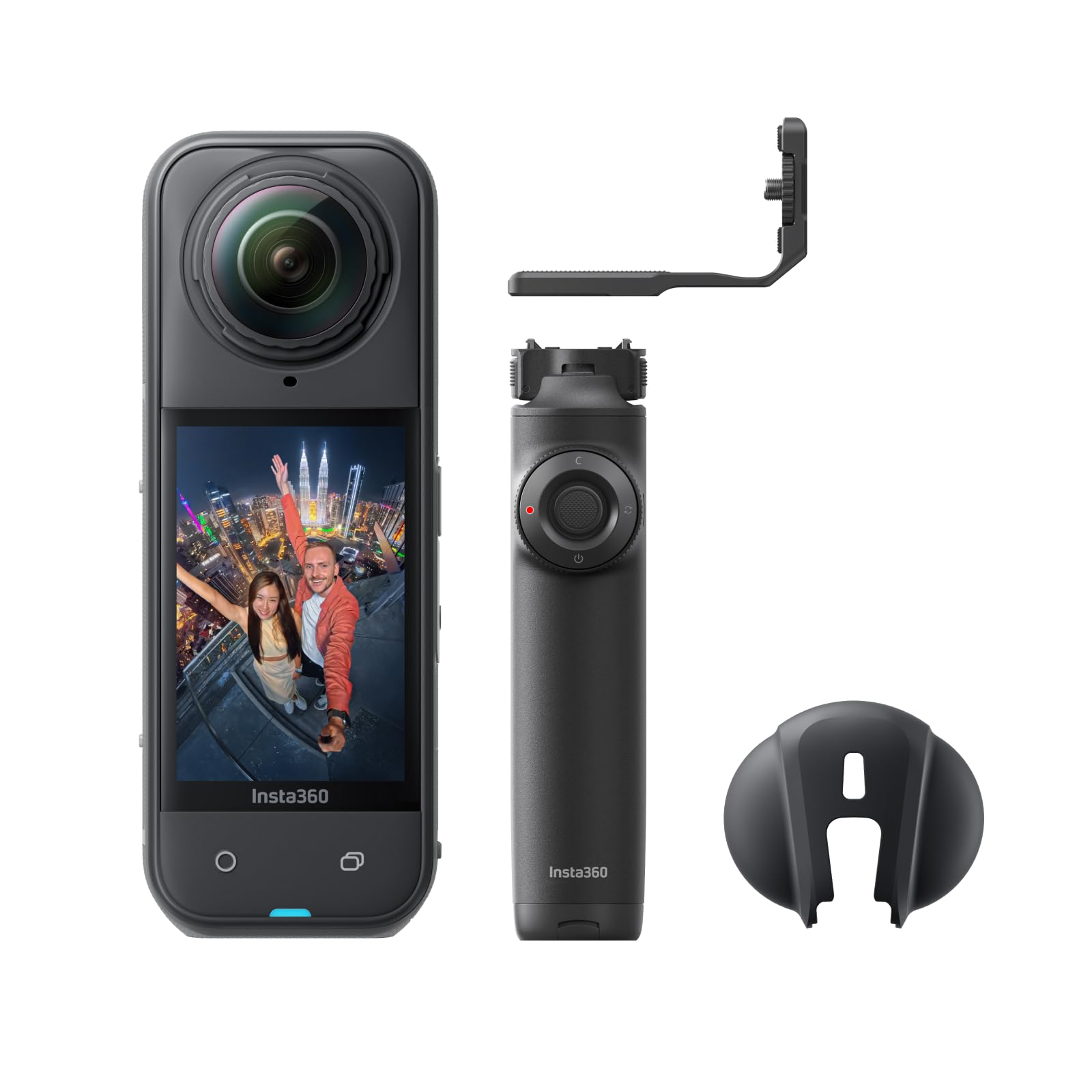 Insta360 X5 Essentials Bundle 360°-Kamera 8K – 2x 1/1.28" Sensor, FlowState, 15m wasserdicht, Schwarz