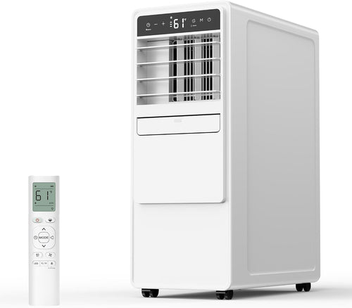 12000BTU Portable Air Conditioners with Remote, Floor Standing Cooling Portable AC Unit with Fan & Dehumidifier,Sleep and Timer Mode,For Room up to 500 sq.ft, Windows Sealing Kit Included