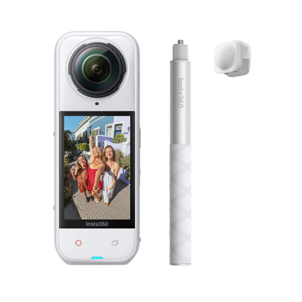 Insta360 X5 Essentials Bundle 360°-Kamera 8K – 2x 1/1.28" Sensor, FlowState, 15m wasserdicht, Schwarz
