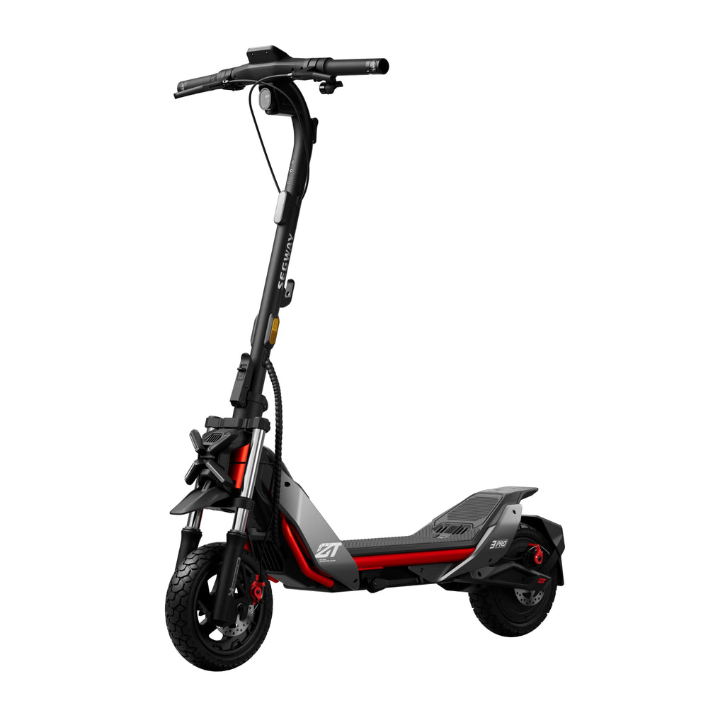 Segway-Ninebot ZT3 Pro D E-Scooter, bis zu 70 km Reichweite, 11 Zoll Offroad-Reifen, Vollfederung, Flash Charge, Apple Find My, faltbar, Schwarz**