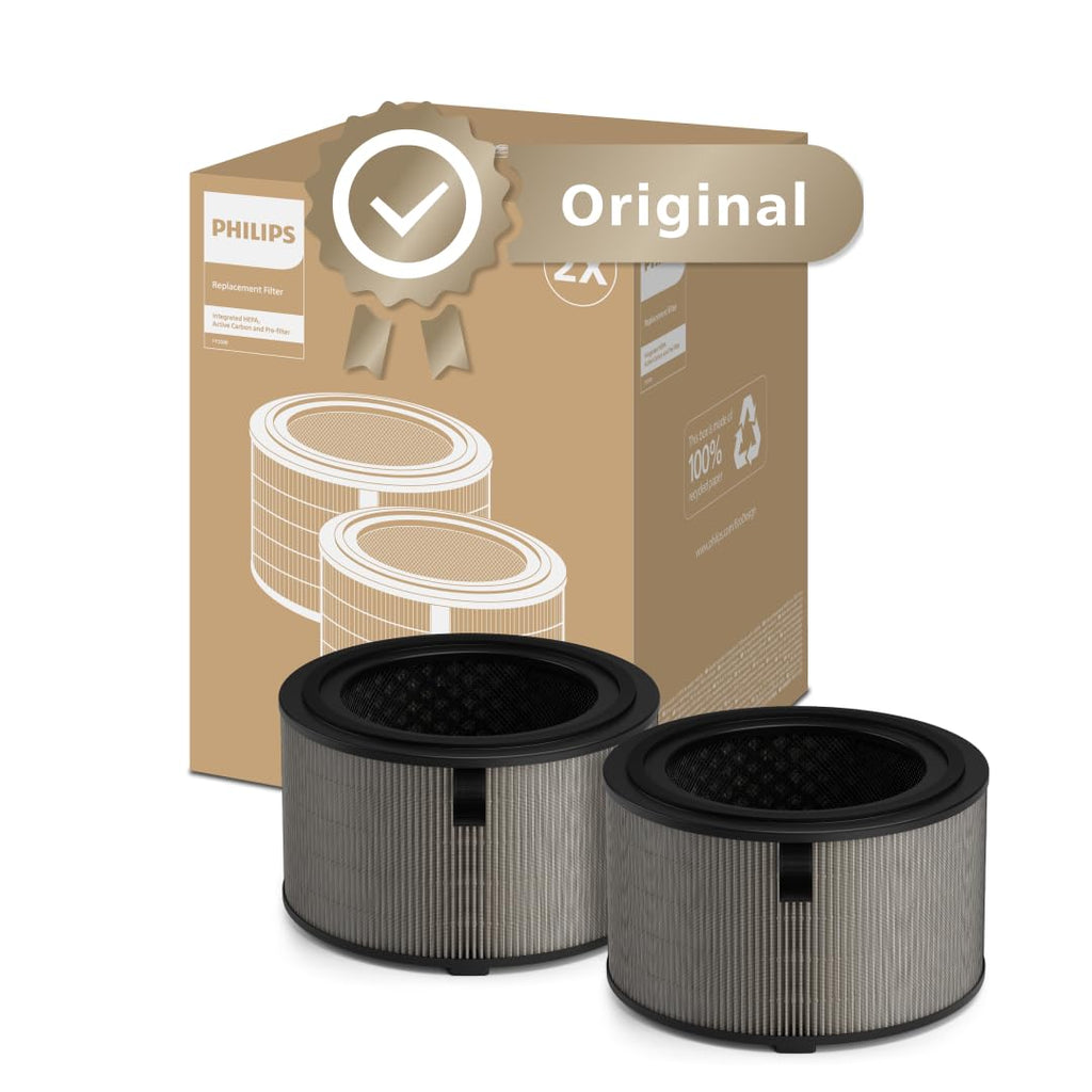 Philips AC3210/12 Luftreiniger 130m² – SilentWings 15dB, HEPA 99,97%, ECARF, CADR 500m³/h, Air+ App, Beige