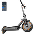 TODIMART T3 E-Scooter mit ABE, bis zu 30 km Reichweite, 8,5 Zoll Vollgummireifen, Bluetooth-App, Dual-Bremssystem, faltbar, IPX5, Schwarz/Orange**