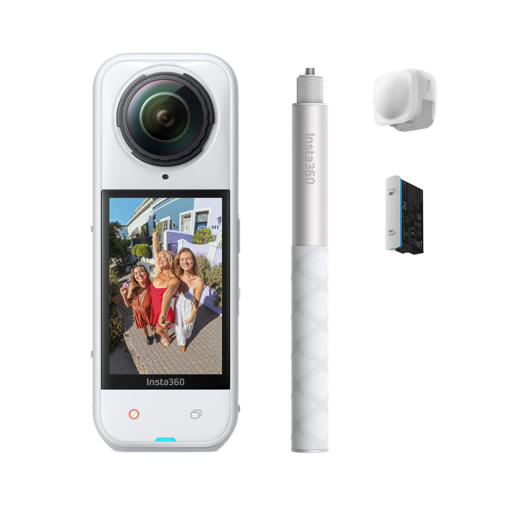 Insta360 X5 Essentials Bundle 360°-Kamera 8K – 2x 1/1.28" Sensor, FlowState, 15m wasserdicht, Schwarz