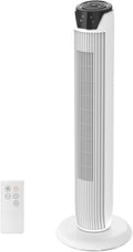Midea FZ10-17JR Turmventilator 91,8cm – 45W, 330m³/h, 90° Oszillation, 3 Modi, 38dB, 7h Timer, Weiß