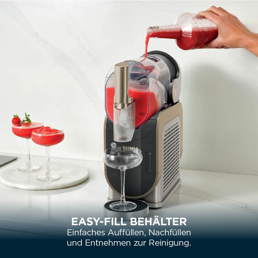 Ninja SLUSHi Slush-Maschine 1,9L Stone Gold | 5 Programme | Gefrorene Getränke Zuhause