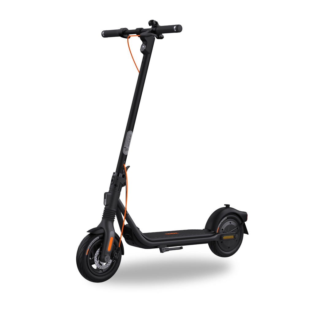 Segway-Ninebot F3 Pro D E-Scooter, bis zu 70 km Reichweite, 10 Zoll selbstabdichtende Luftreifen, Vollfederung, TFT-Display, Apple Find My, faltbar, Schwarz