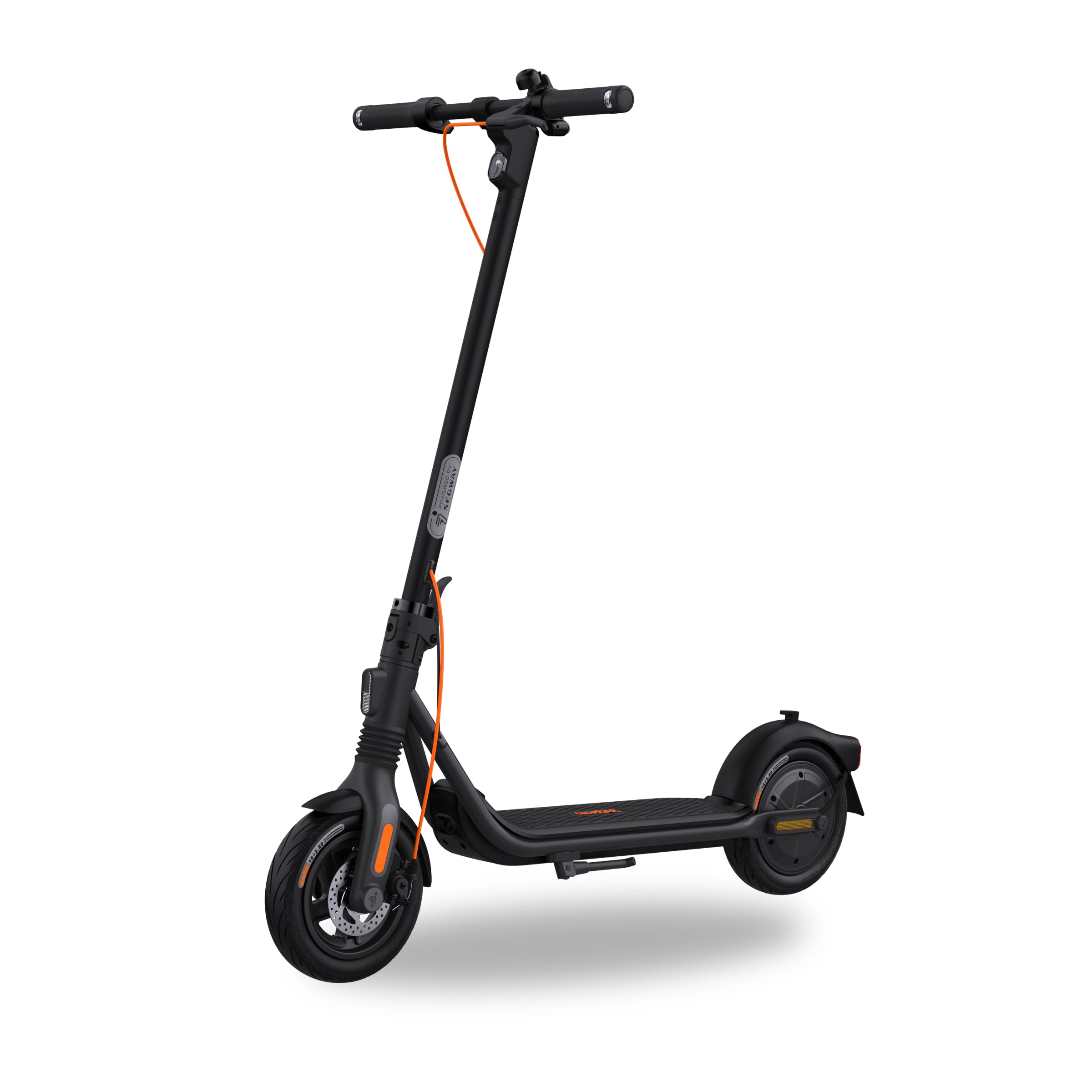 Segway-Ninebot F3 Pro D E-Scooter, bis zu 70 km Reichweite, 10 Zoll selbstabdichtende Luftreifen, Vollfederung, TFT-Display, Apple Find My, faltbar, Schwarz