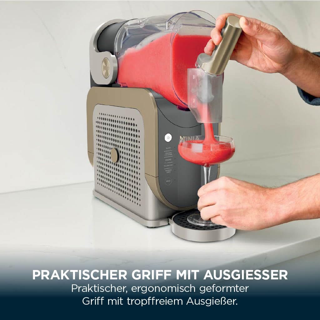 Ninja SLUSHi Slush-Maschine 1,9L Stone Gold | 5 Programme | Gefrorene Getränke Zuhause