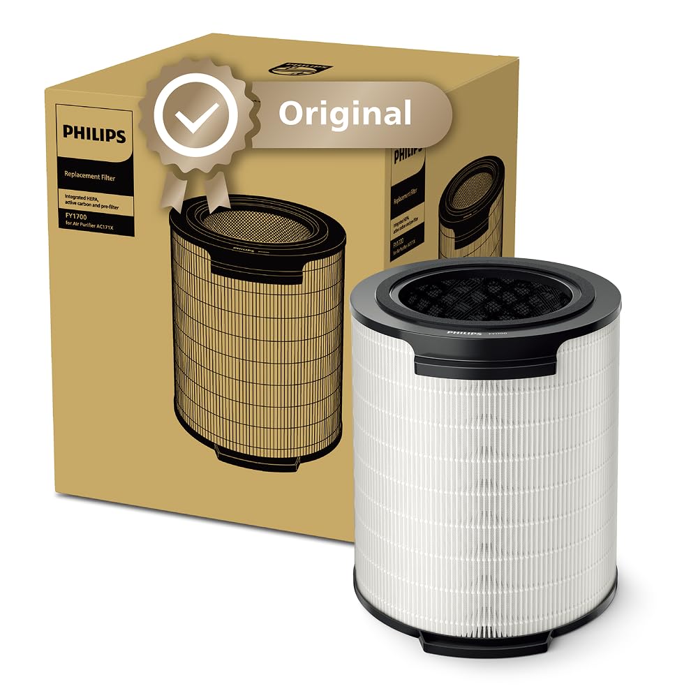 Philips AC2210/10 Luftreiniger 104m² – SilentWings 13dB, HEPA 99,97%, ECARF, CADR 400m³/h, 28W, Weiß