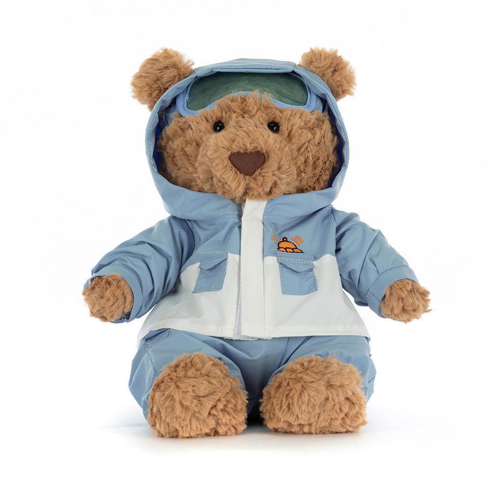 Jellycat Bartholomew Bear Snow Suit Soft Toy