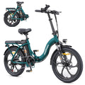HillMiles MilePort 1 E-Bike klappbar 250W – 36V/13Ah, 100km, 7-Gang, Dual-Federung, 20", Grün
