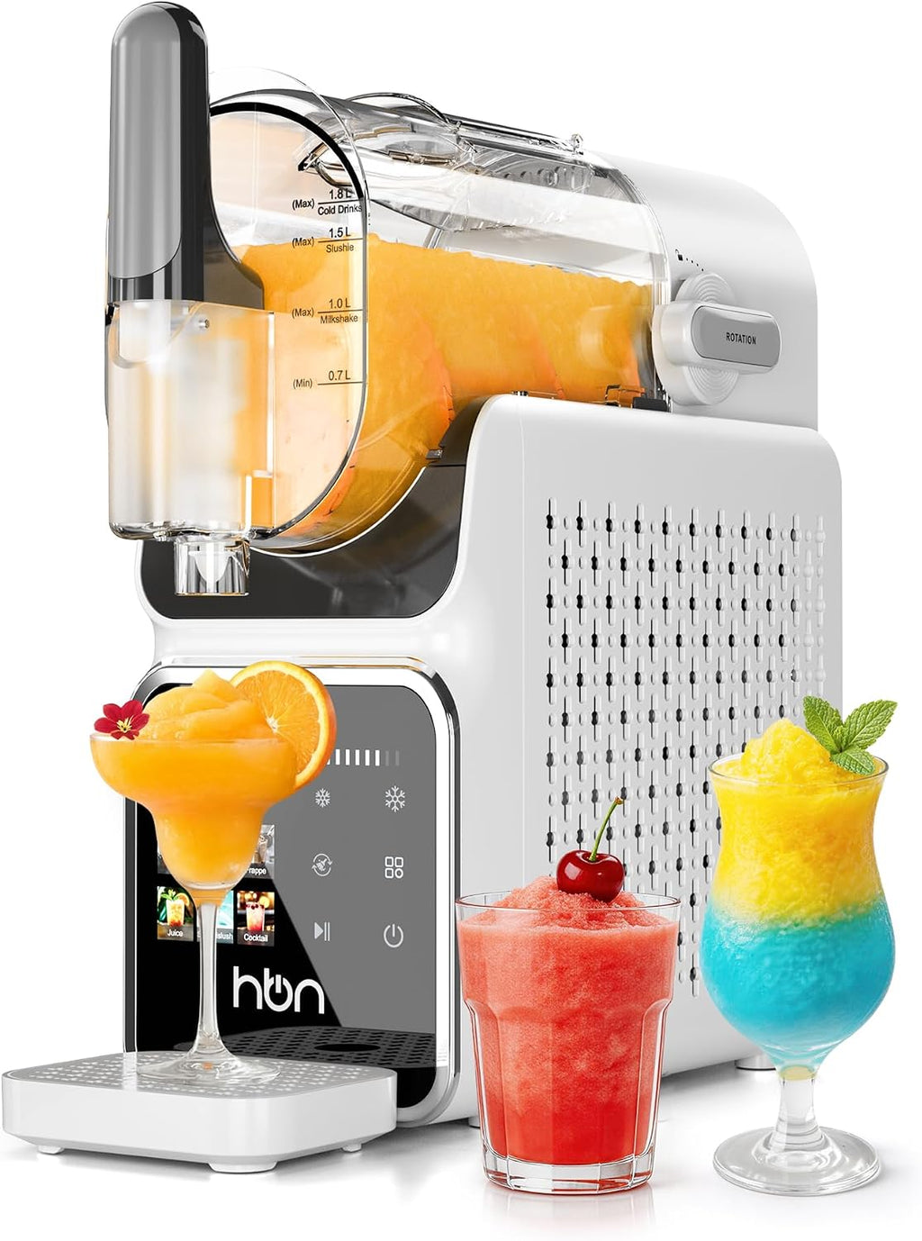 HBN CP-GBS-800 Slush-Maschine 1,9 L – 6 Programme, Selbstreinigung, 220 W, Kompakt