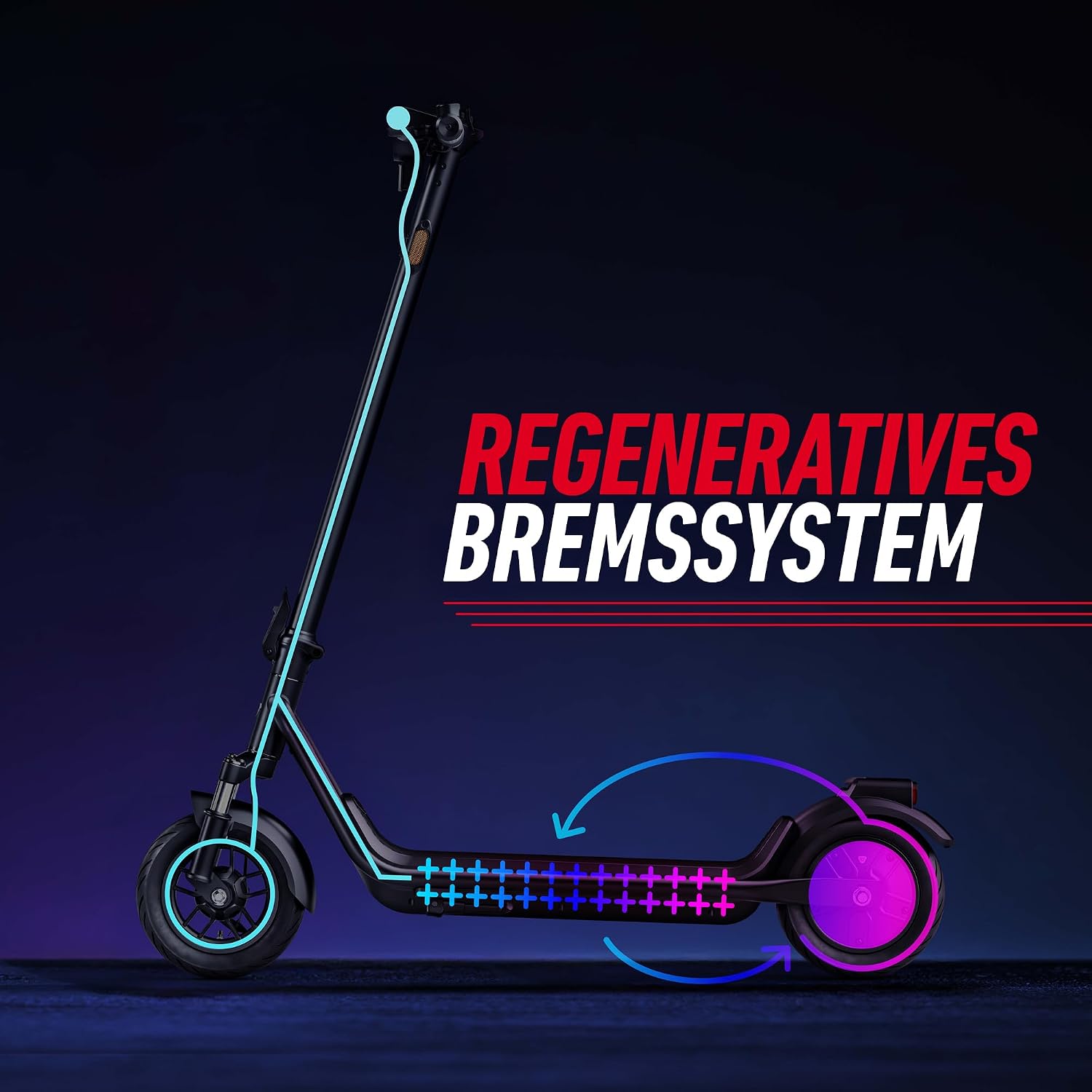 NIU KQi100P E-Scooter mit ABE, bis zu 29 km Reichweite, 300 W Motor, 10 Zoll Luftreifen, hydraulische Vorderradfederung, App-Steuerung, Anthrazit/Schwarz**
