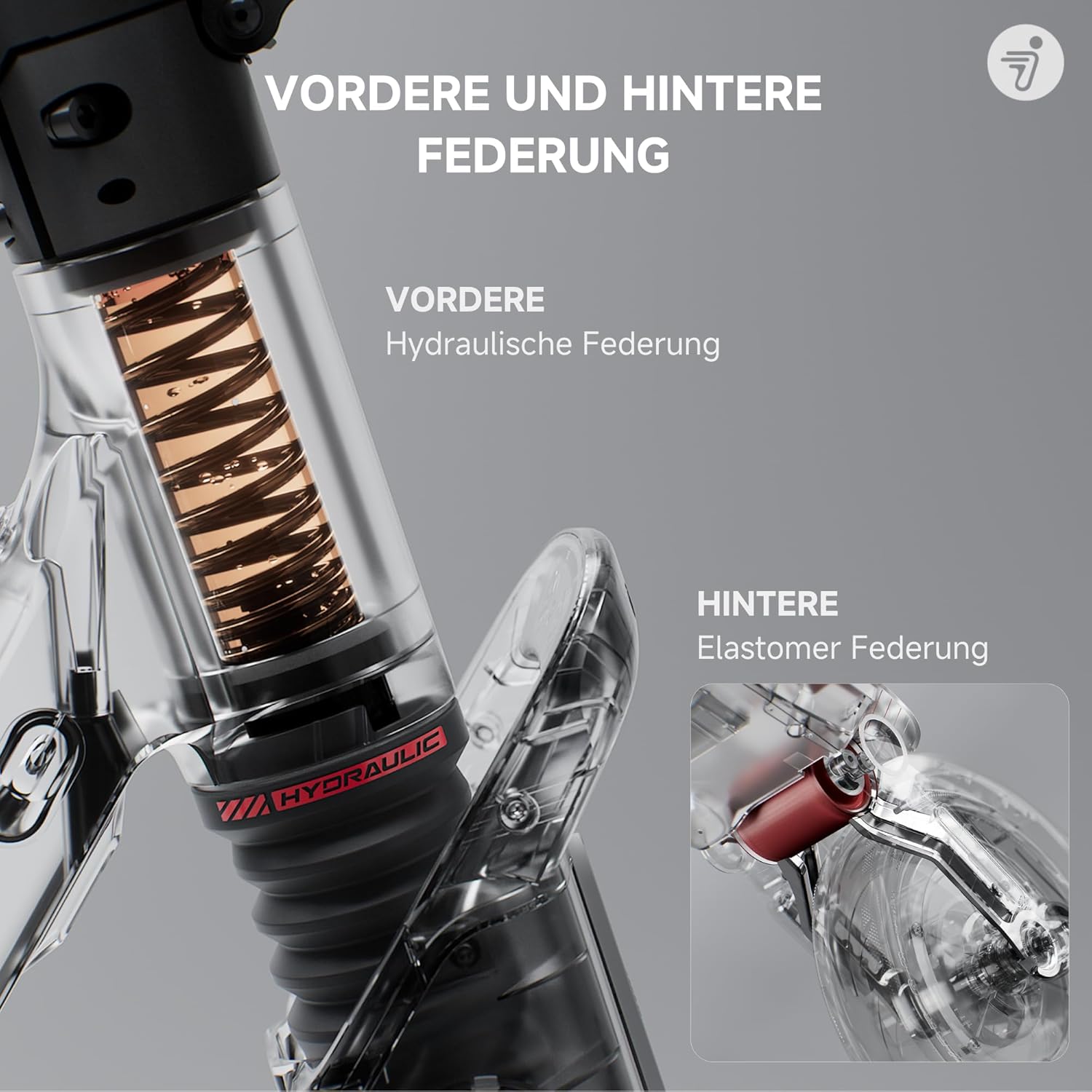 Segway-Ninebot F3 Pro D E-Scooter, bis zu 70 km Reichweite, 10 Zoll selbstabdichtende Luftreifen, Vollfederung, TFT-Display, Apple Find My, faltbar, Schwarz