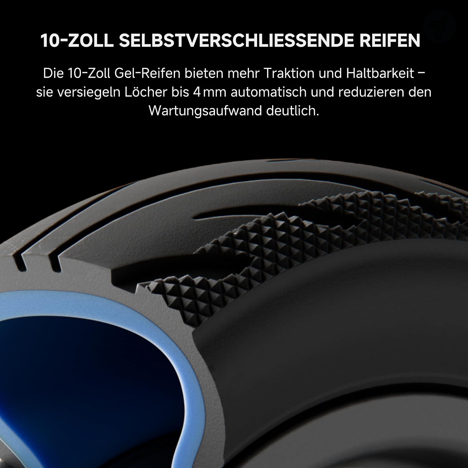 Segway-Ninebot F3 Pro D E-Scooter, bis zu 70 km Reichweite, 10 Zoll selbstabdichtende Luftreifen, Vollfederung, TFT-Display, Apple Find My, faltbar, Schwarz