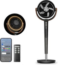 DREO PolyFan 513S DR-HAF003S Standventilator 95,5cm – 2209m³/h, 20dB, RGB, 150°+120°, WiFi, Alexa, Schwarz
